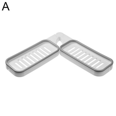 Suport rotativ montat pe perete de bucătărie Suport de colț pentru baie fără perforare Suport de depozitare cu ventuză de perete