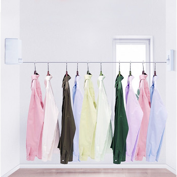 Indoor and Outdoor Retractable Clothesline Punch Δωρεάν Στεγνωτήριο ρούχων 25kg/4,2m Σειρά ρούχων Μπαλκόνι Πλυντήριο ρούχων Drying Dropshipping