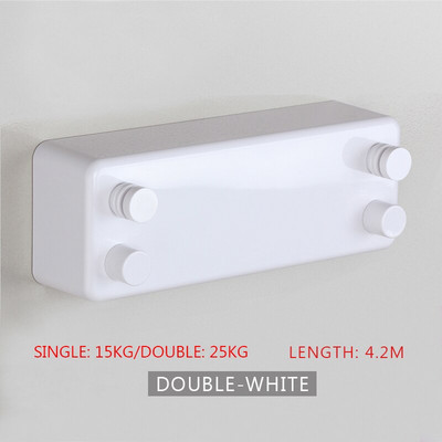 Viduje ir lauke ištraukiama skalbinių džiovyklė be perforavimo drabužių džiovintuvas 25 kg / 4,2 m drabužių linija balkonas skalbinių džiovinimas iškrovimas