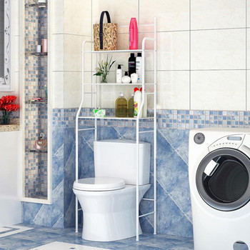 Ράφια μπάνιου Ράφια πλυντηρίου ρούχων Ντουλάπι τουαλέτας Εξοικονόμηση χώρου Ράφι δαπέδου Ράφια ραφιών Μπάνιου Καθαρό φινίρισμα Θήκη HWC