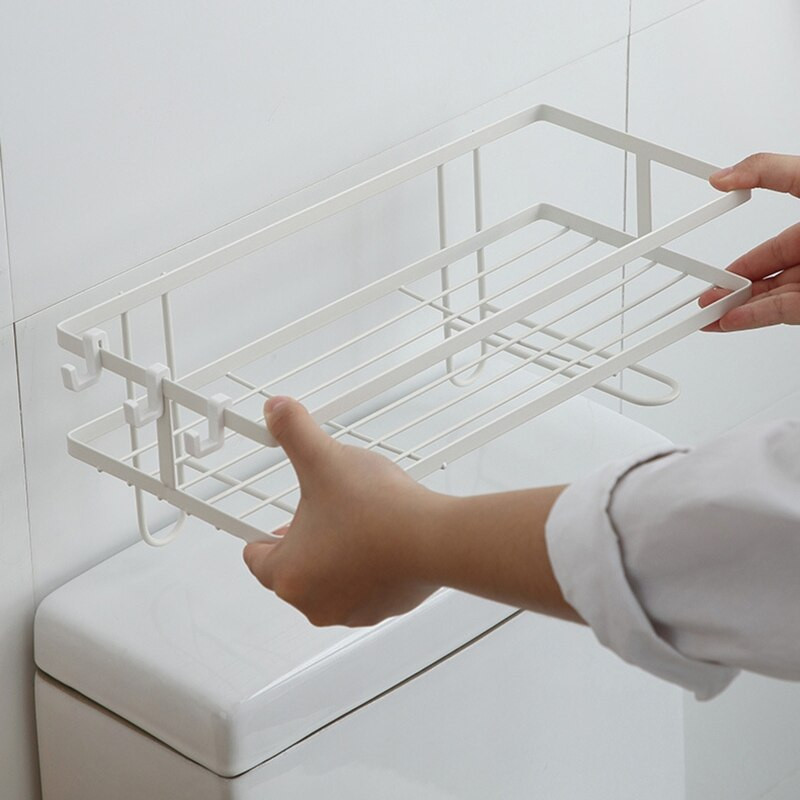 Raft pentru toaletă din metal pentru baie, rezistent la apă