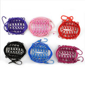 1.8M външна ветроустойчива въже за дрехи 10 цвята Преносимо еластично еластично въже за дрехи със скоби Куки Инструменти за работа на открито