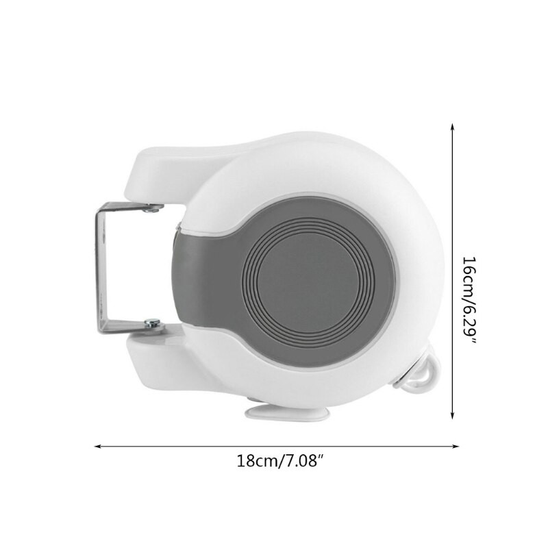 Nešiojami stilingi drabužiai, džiovinami Ištraukiama dviguba drabužių linija, skirta naudoti lauko vonios kambaryje Paprastas dizainas tobulinamas