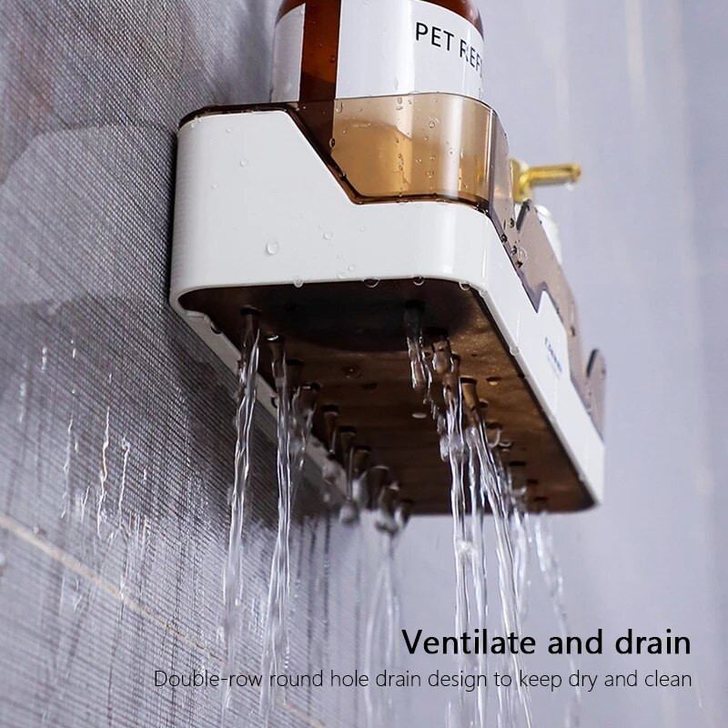 Vonios lentyna Sieninis Dušo Tvarkyklės Lentynos Tualetas Šampūnas Laikymas Kosmetikos Tvarkyklės Krepšelis Vonios Priedai