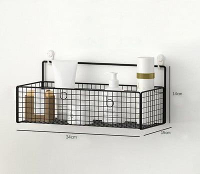 Prie sienos tvirtinamos vonios lentynos be gręžimo lentynos dušo kabantis krepšelis šampūno laikiklio priedai virtuvės prieskonių laikymo lentyna