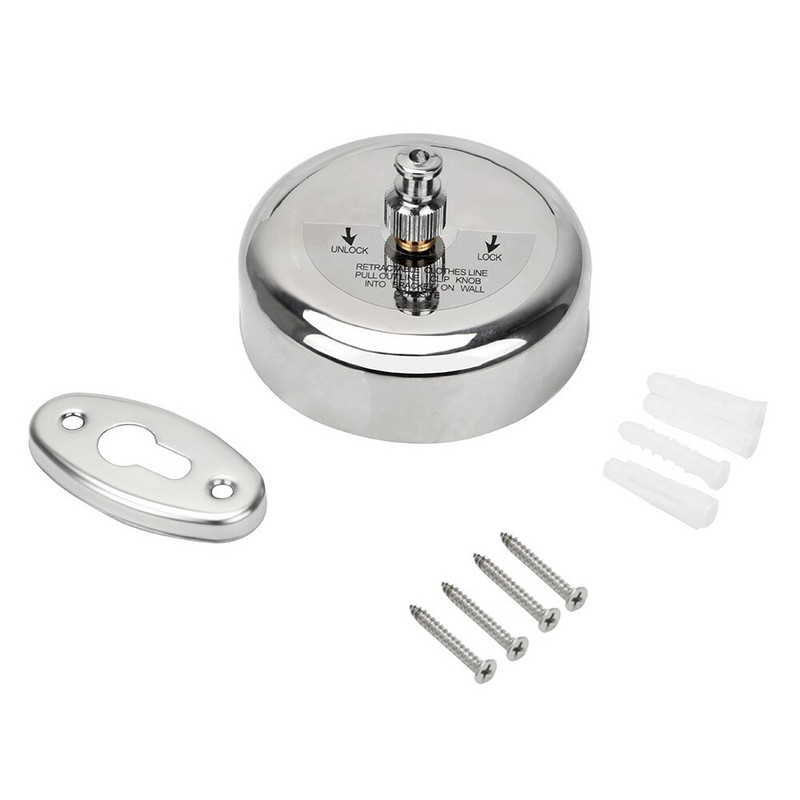 Поставка за сушене на дрехи Въже Домашно съхранение Неръждаема стомана Прибиращи се въжета Сушилня за дрехи Организатор Закачалка за пране