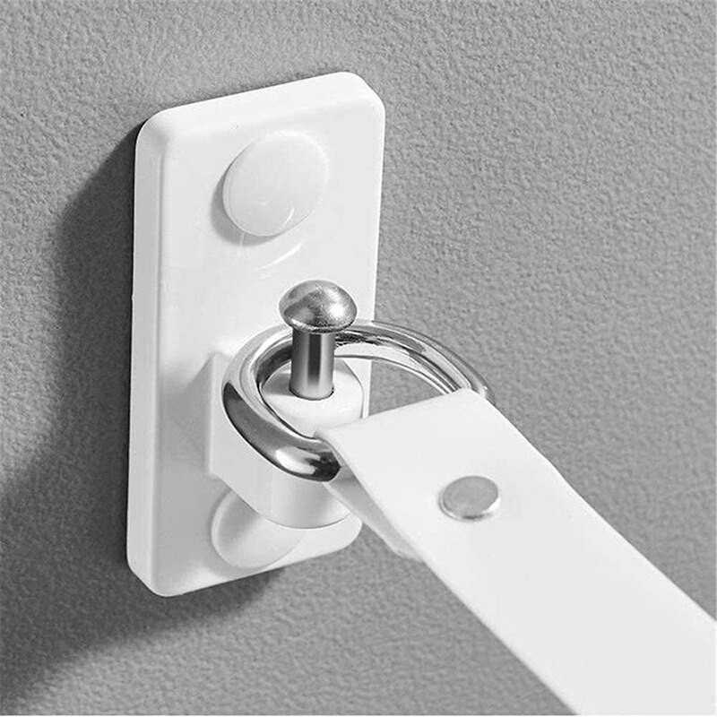 Вътрешна невидима въже за дрехи с дупка за закачалка Прибираща се въже за дрехи Въже Сушилник Балкон Връв за дрехи Без пробиване Поставка