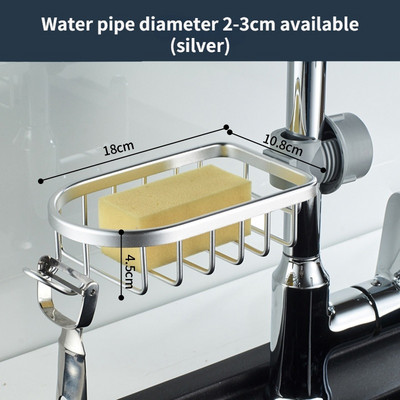 Fürdőszoba csaptelep tároló állvány zuhanyszappan tartó Fürdőszoba szervezés Zuhanypolcok Konyhai csaptelep Fürdőszoba kiegészítők