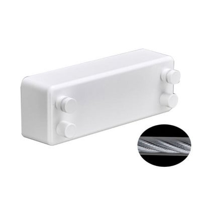 Прибираща се невидима въже за дрехи ABS алуминиева сушилня с регулируема въжена връв Dropshipping