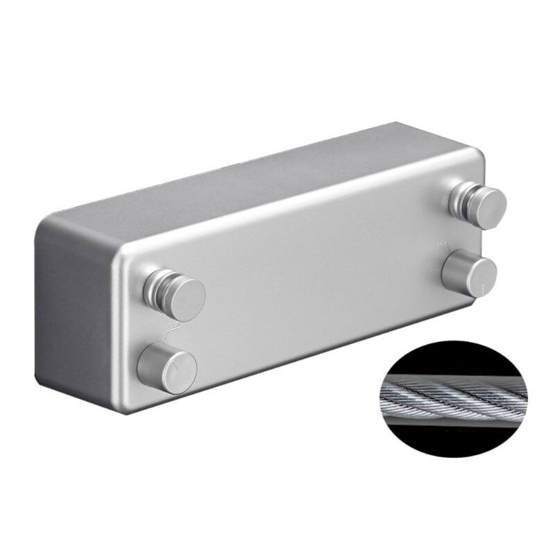 Прибираща се невидима въже за дрехи ABS алуминиева сушилня с регулируема въжена връв Dropshipping