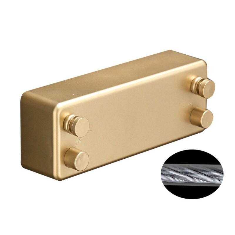 Прибираща се невидима въже за дрехи ABS алуминиева сушилня с регулируема въжена връв Dropshipping