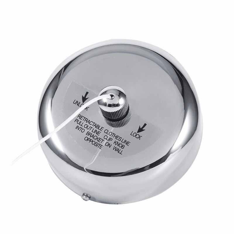 MICCK Sfat de rufe retractabil portabil din oțel inoxidabil pentru interior, exterior, umeraș pentru rufe Uscător de haine Suport de uscare frânghie 2,8 m