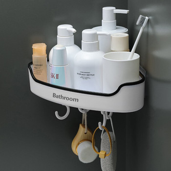 Σαμπουάν μπάνιου ντουζιέρα Βάση ραφιού Κουζίνας ράφι αποθήκευσης Οργάνωση τοίχου Γωνιακή ντουζιέρα Αξεσουάρ ράφι μπάνιου