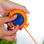 Ištraukiama skalbinių virvė su saugojimo dėklu Neperpučiama vėjo Perdirbimo kasetė Drabužių džiovinimo kabykla Virvė Didelio stiprumo drabužių linija