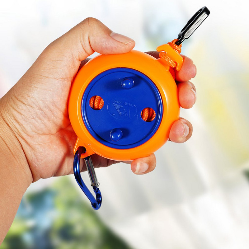 Ištraukiama skalbinių virvė su saugojimo dėklu Neperpučiama vėjo Perdirbimo kasetė Drabužių džiovinimo kabykla Virvė Didelio stiprumo drabužių linija