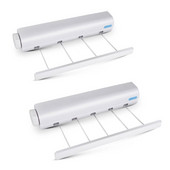 Falra szerelhető 4/5 ruhavonal Behúzható ruhaakasztó beltéri kültéri ruhaszárító állvány