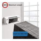 Ruhakötél behúzható Erkély kiegészítők Összecsukható Fali ruhaszárító Tető Padló Többfunkciós Helytakarékos szárítás Kültéri