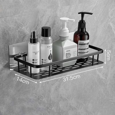 Rafturi de baie Depozitare pe colț pentru prosoape de toaletă Raft de duș din aluminiu Suport suport pentru șampon fără pereți Accesorii pentru baie