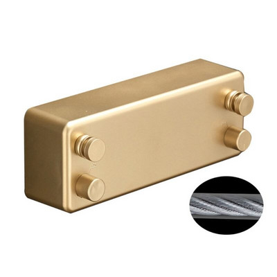 Drop ship Ištraukiama nematoma drabužių linija ABS aliuminio džiovintuvas su reguliuojamu nerūdijančio plieno dvigubo lyno styga viešbučio stiliaus