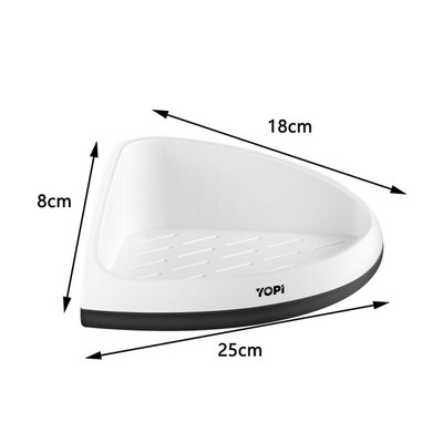 Vonios kambario tvarkyklės lentyna trikampė kampinė lentyna prie sienos tvirtinamas šampūnas kosmetikos laikymo lentyna Virtuvės nemokama perforavimo lentyna