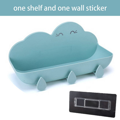 Vannitoa riiulid riiulid dušikabiin seinale kinnitatavate konksude jaoks. Köök maitseained hoiustamisrest šampoonialusalus raamaturiiul