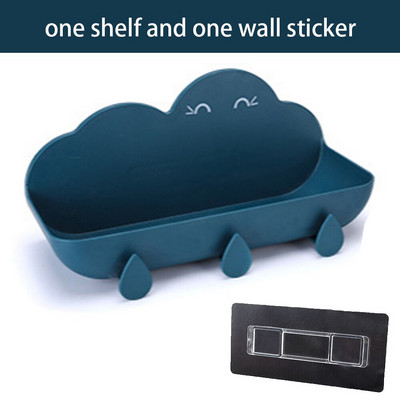 Vannitoa riiulid riiulid dušikabiin seinale kinnitatavate konksude jaoks. Köök maitseained hoiustamisrest šampoonialusalus raamaturiiul