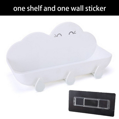 Vannitoa riiulid riiulid dušikabiin seinale kinnitatavate konksude jaoks. Köök maitseained hoiustamisrest šampoonialusalus raamaturiiul