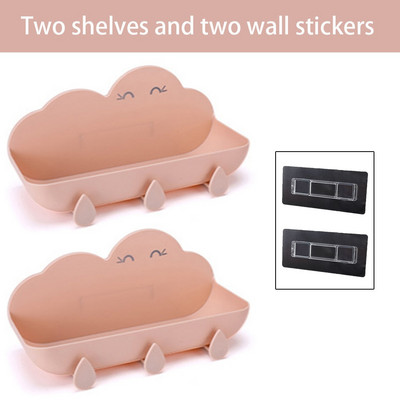 Vannitoa riiulid riiulid dušikabiin seinale kinnitatavate konksude jaoks. Köök maitseained hoiustamisrest šampoonialusalus raamaturiiul