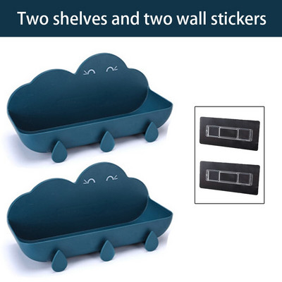 Vannitoa riiulid riiulid dušikabiin seinale kinnitatavate konksude jaoks. Köök maitseained hoiustamisrest šampoonialusalus raamaturiiul