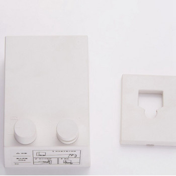 Πτυσσόμενο σκοινί για άπλωμα αποθήκευσης και φινιρίσματος φορητό ανασυρόμενο μη διάτρητο αντιανεμικό άπλωμα (λευκό)