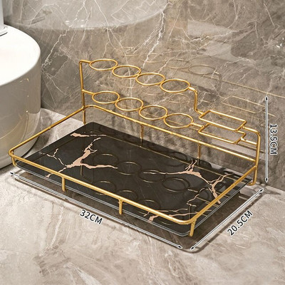 Nordijski kupaonski organizator Polica za odlaganje WC za stalak za četkice za zube Držač čaše Kozmetički češalj Odlaganje Tary Kupaonski pribor