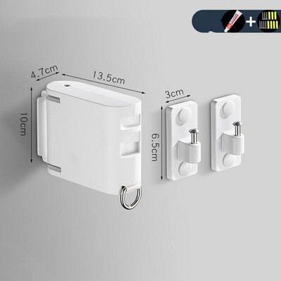 Behúzható ruhakötél beltéri kültéri ruhaszárító állvány kötélfeszítő feszítő lakáshoz erkély mosodai termékek