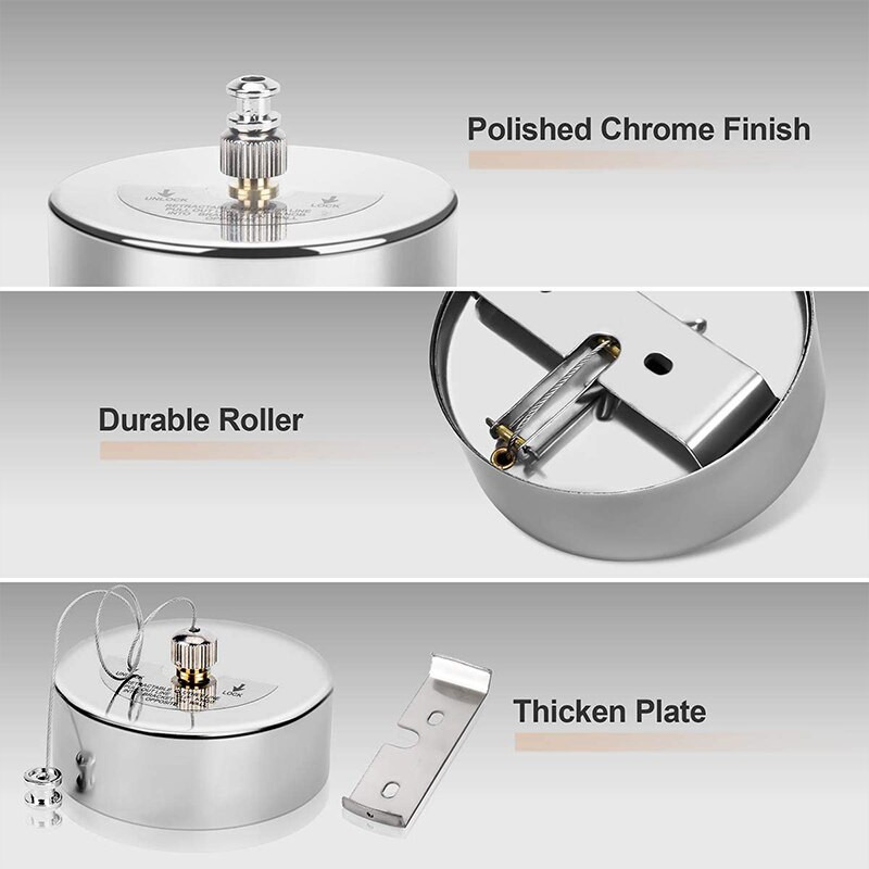 Konop za rublje na uvlačenje Stalak za sušenje odjeće Uže Kućna pohrana Sušilica za odjeću od nehrđajućeg čelika Organizator Vješalica za rublje Nevidljiva