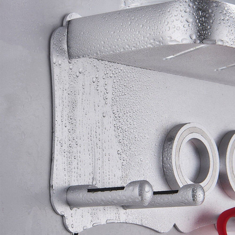 Plaukų džiovintuvo laikiklis Vonios lentynos prie sienos laikymo lentynos Vonios lentyna Dyson Supersonic plaukų džiovintuvo laikikliui