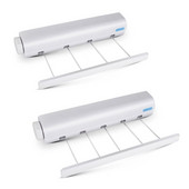 Sienoje tvirtinama 4/5 drabužių linija, ištraukiama skalbinių kabykla Vidaus lauko drabužių džiovinimo kabyklos drabužių linija