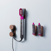 Plaukų džiovintuvo laikiklis prie sienos laikiklis, skirtas „Dyson Airwrap“ Visiškas plaukų džiovintuvo laikymo stovas, skirtas plaukų garbanojimo lazdelei, vonios kambarys