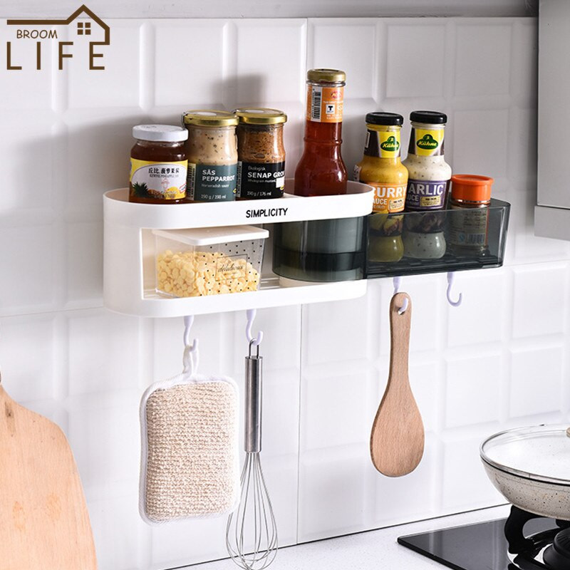 Raft de baie montat pe perete Colț rotativ din plastic Suport de duș Suport pentru șampon Rafturi plutitoare pentru toaletă Organizator Accesorii pentru WC