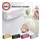 Ruhakötél behúzható Összecsukható fogas padló Mosodaszervező Lndoor lófal Erkélyhez Tető alsónemű szárításához Hálószoba állvány