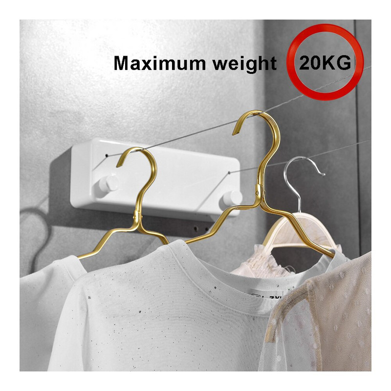 Ruhakötél behúzható Összecsukható fogas padló Mosodaszervező Lndoor lófal Erkélyhez Tető alsónemű szárításához Hálószoba állvány