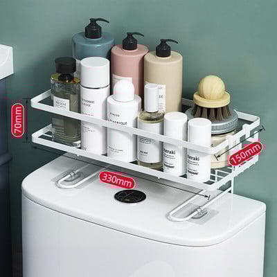 Vonios tualeto lentyna Laikymo lentyna Nemokama perforacija Vonios kambarys Sieninė laikymo lentyna tualeto tualeto lentyna