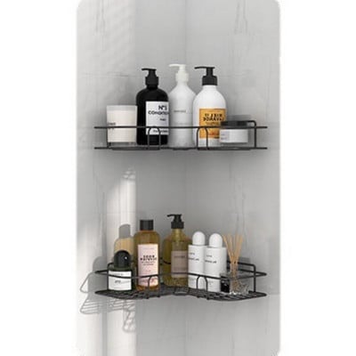 Fürdőszoba tároló állvány Toliet tartó Zuhany sampon polc tartó Fürdőszoba kiegészítők Konyhai rendszerező