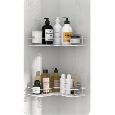 Fürdőszoba tároló állvány Toliet tartó Zuhany sampon polc tartó Fürdőszoba kiegészítők Konyhai rendszerező
