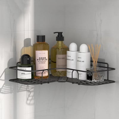 Fürdőszoba tároló állvány Toliet tartó Zuhany sampon polc tartó Fürdőszoba kiegészítők Konyhai rendszerező