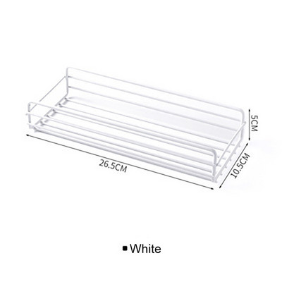 Új fürdőszobai kellékek Függesztett rendszerező állványok WC-vel mentes lyukasztó piperecikkek Falra szerelhető tárolóállványok Sminkpolcok Kiegészítők