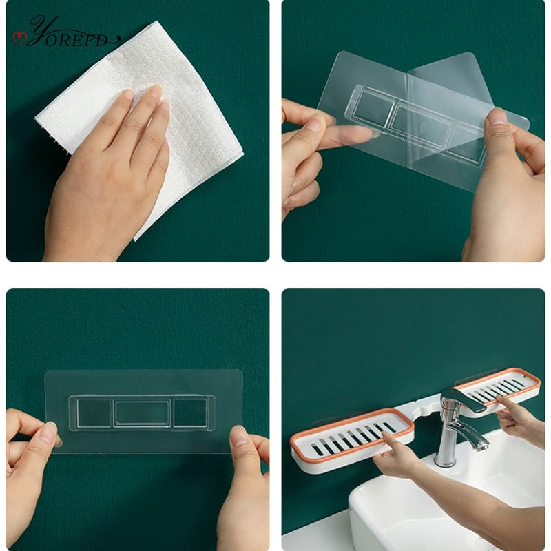 OYOREFD sulankstomos pasukamos vonios lentynos prie sienos tvirtinamas šampūno laikiklis kampinis vonios kambarinis daugiafunkcis dušo tvarkytuvas