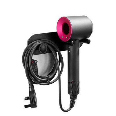 Seinale kinnitatav hoidik Dyson Supersonic föönile, isekleepuv seinale riputatav toitepistik.