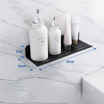 Kupaonska slavina Zidni stalak Kupaonsko ogledalo Prednji držač Zidni umivaonik Stalak za odlaganje kozmetike Kupaonska polica bez bušenja