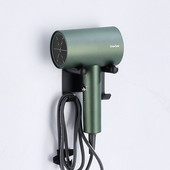 Fürdőszoba hajszárító tartó állvány Matt falra szerelhető szervező tároló állvány