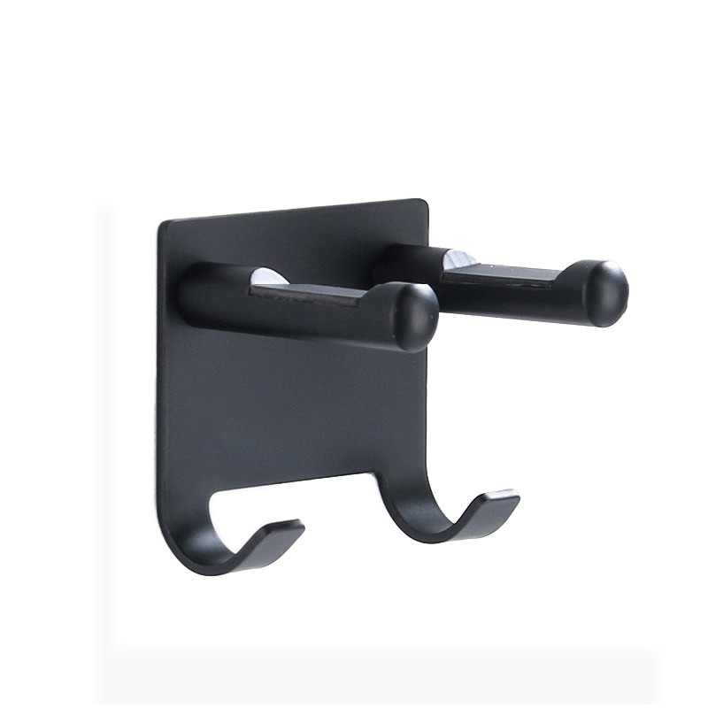 Fürdőszoba hajszárító tartó állvány Matt falra szerelhető szervező tároló állvány