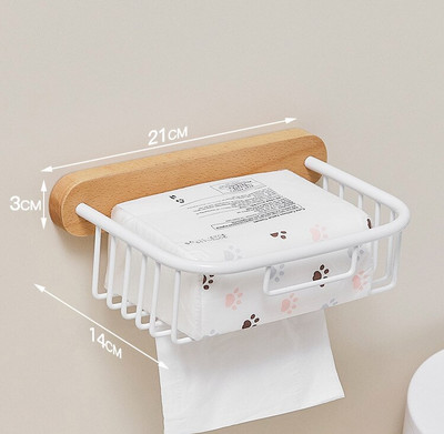 Raft pentru toaletă Suport pentru hârtie igienică Montare pe perete pentru baie Suport rolă de hârtie Coș pentru șervețele Dispenser pentru hârtie Accesorii pentru baie